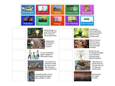 Match the word to it's definition