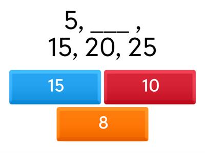 Skip Counting Quiz