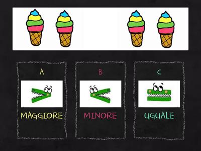 MAGGIORE - MINORE - UGUALE CON CAMILLO