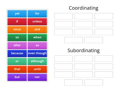 Conjunctions