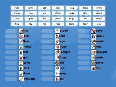  Irregular verbs 1