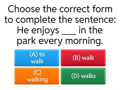 GERUND OR INFINITIVE?