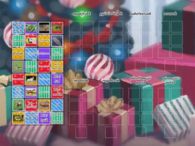 Állatok csoportosítása 5.o