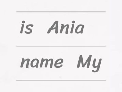 Podaj dobrą kolejność