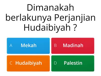 Sirah Tahun 4 ( Perjanjian Hudaibiyah )