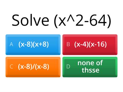 Maths Science quiz