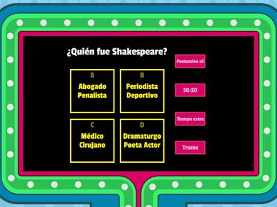 Shakespeare Biografía 