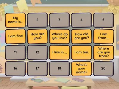 Memory Proste wyrażenia Pytania i odpowiedzi