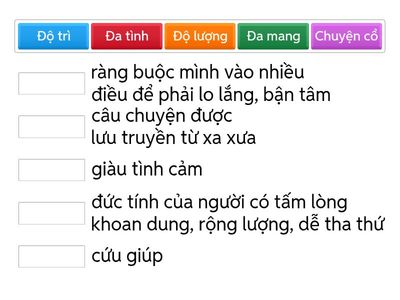 Giải nghĩa từ 