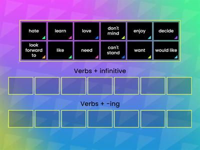 GG4 6.3 Verbs followed by infinitive or -ing