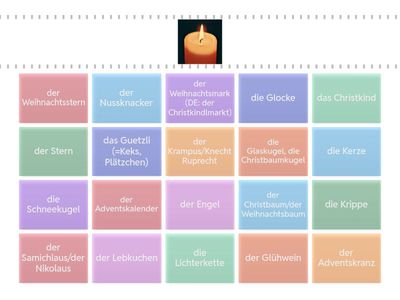 Wortschatz zur Adventszeit
