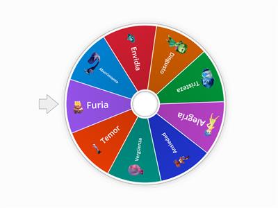 Ruleta de las emociones (INTENSAMENTE)