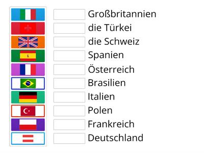 Flaggen und Länder