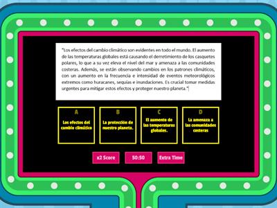 Idea principal del texto