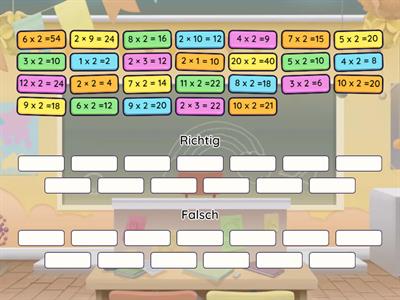 Die richtige Gruppe 2er Reihe