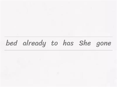 YET / JUST / ALREADY / STILL