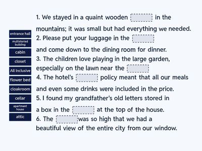 Accomondation #2 (extraVOCABULARY)