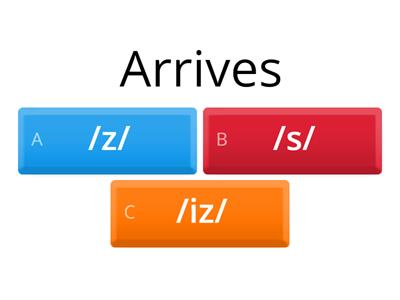 Pronunciation of third person 's'