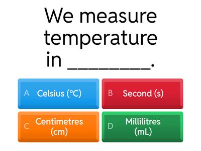 Measuring Temperature 