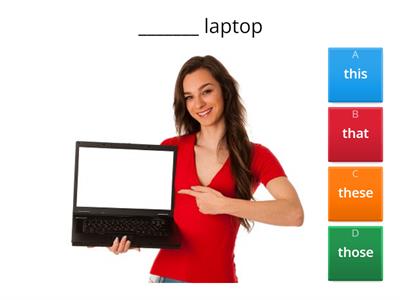 This, that, these, those