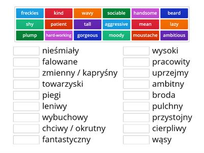 Repetytorium 8 / character & personality