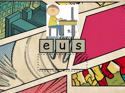 Long /u/ Word Unjumble