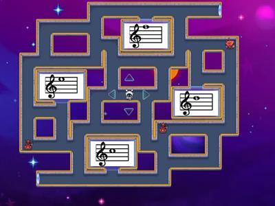 Ноти другої октави (ребуси. лабіринт)