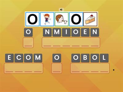 ORDENAR PALAVRAS E FRASES