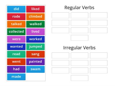 Past Simple: regular or irregular FORWARD 5 unit 1