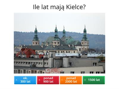 Test wiedzy o Kielcach