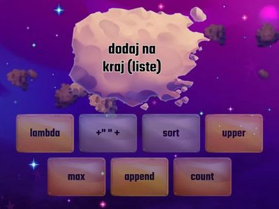 Pronađi podudarnost "funkcija-opis funkcije" u Pythonu