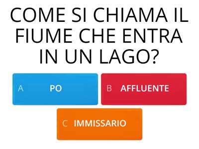 QUIZ SUI LAGHI