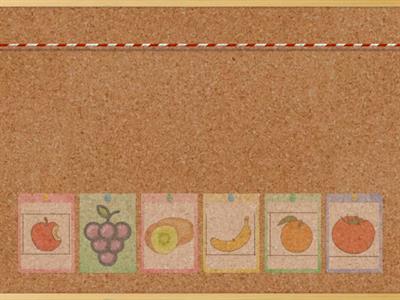 Complete the fruit pattern