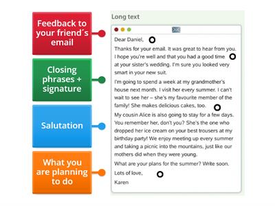 E-MAIL - informal - long