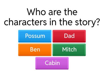 SS1 L27 Cabin in the Hills Story Elements