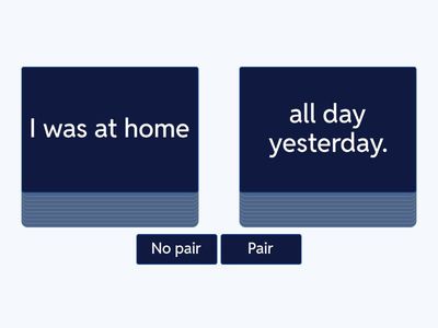 Pair/No Pair (Then and now)