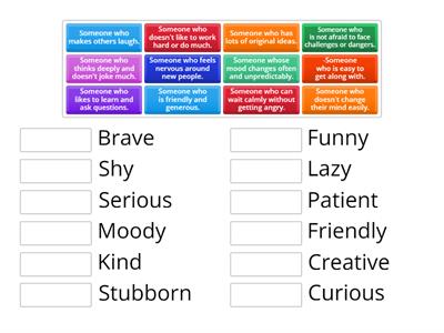 Personalit traits