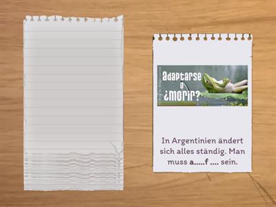 Wiederholung! (Ale und Nadia)