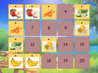 Vegetables and fruit 