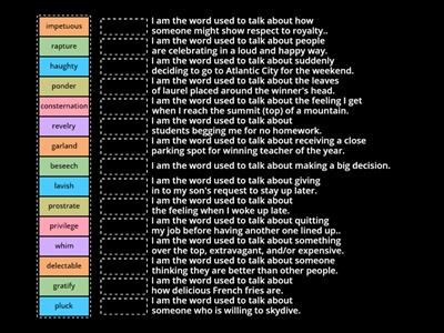 Wordly Wise Lesson 7 Match Up