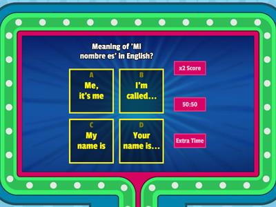 Mi Perfil/ My Profile in Spanish (Year 7)