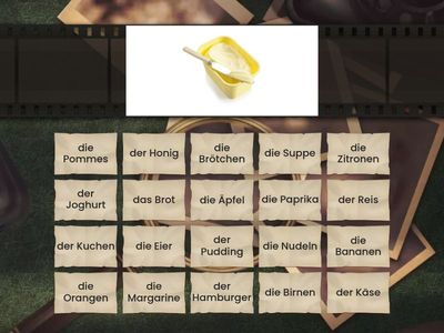 Wortschatz Lebensmittel MEc01