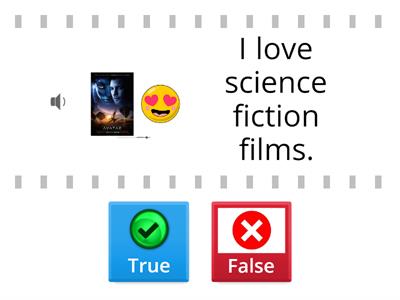 Go 5 Unit 3 true/false preferences