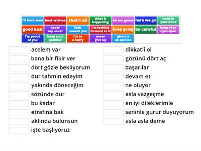 50 MUST Phrases - HACI YILMAZ YILMAZ İLKOKULU/ SAMSUN  e- Twinning  Projesi