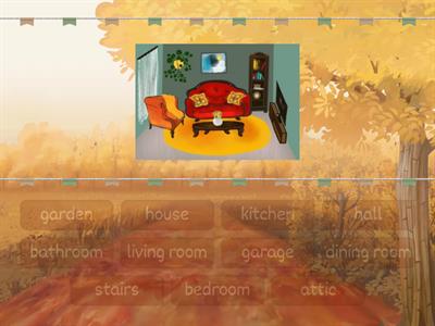 Rooms in the house