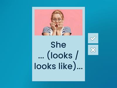 form 7 U1L1  look/look like