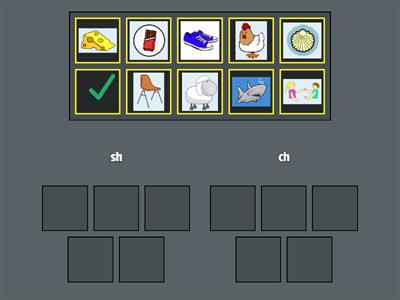 Sort Words ch/sh