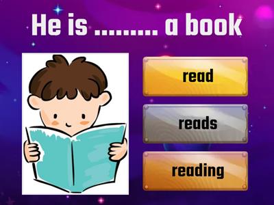 (all) present progressive