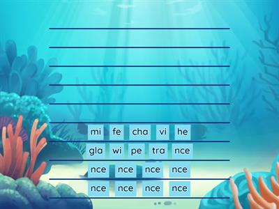 Word Builder - Digraphs nce