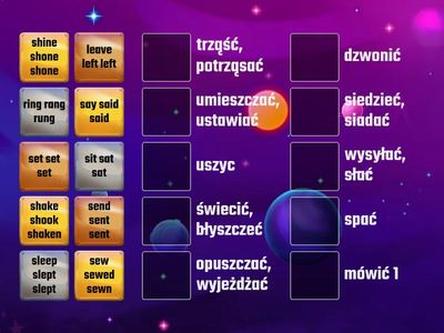 czasowniki nieregularne